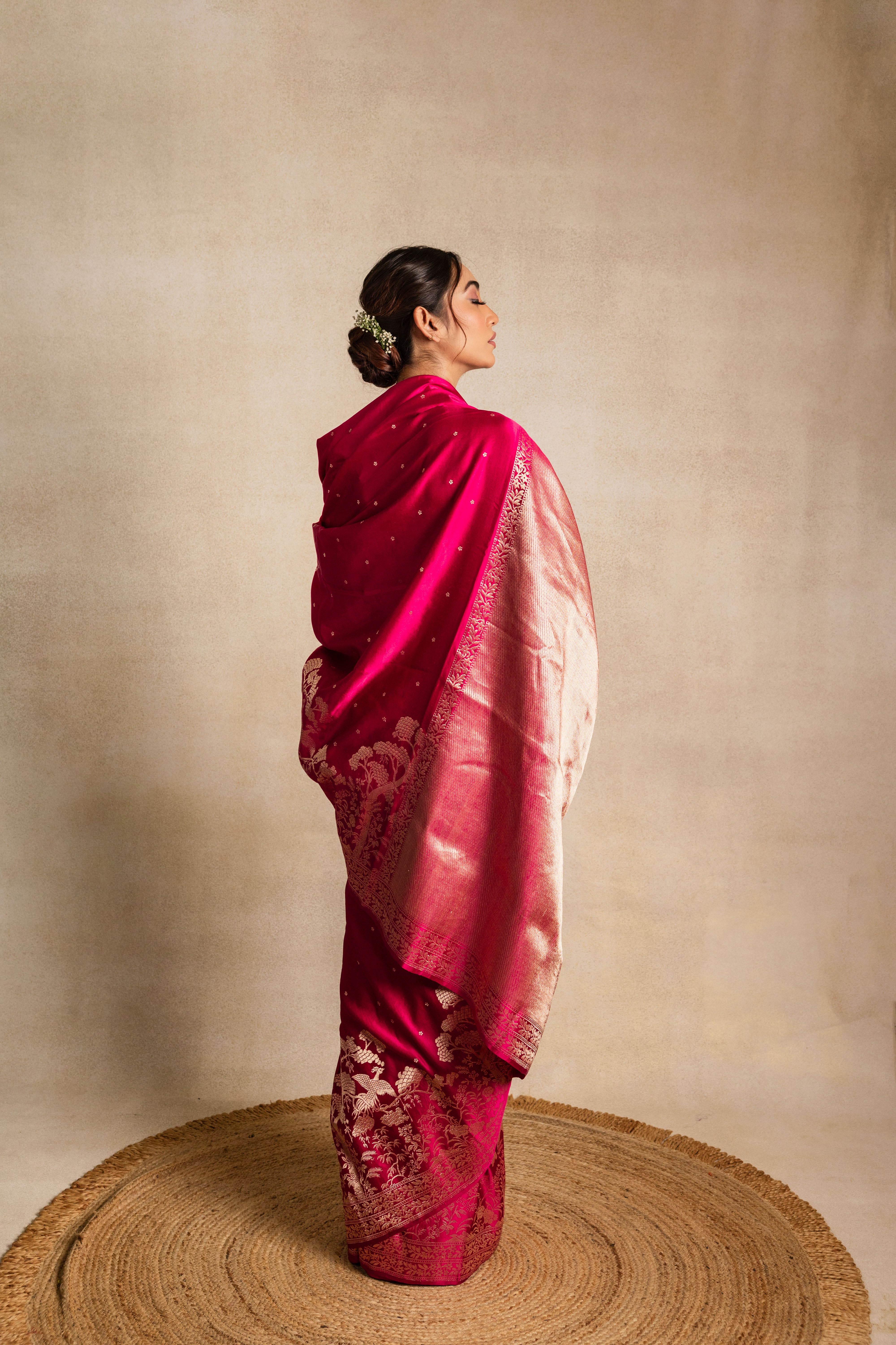 Rani Katan Silk Saree